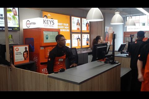 B&Q Holloway Road key cutting